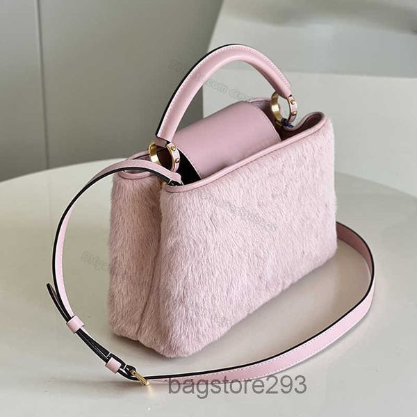 a mink fur leather shoulder bag totes handbag messenger bag designer metal rivet snaps cm l
a mink fur leather shoulder bag totes handbag messenger bag designer metal rivet snaps cm l