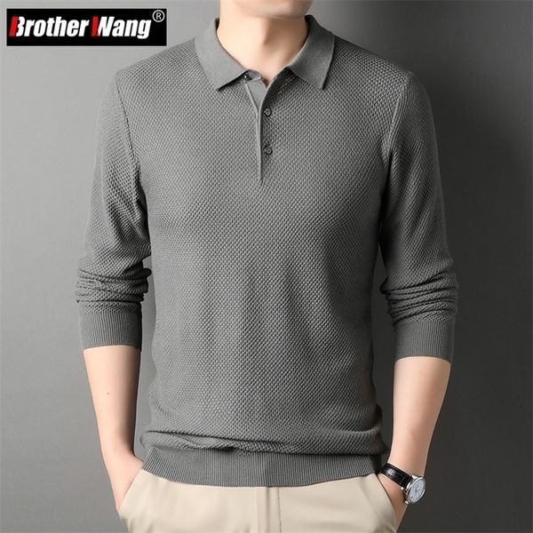 mens sweaters autumn mens thin wool sweater classic style business casual polo collar long sleeve knitted sweater male brand clothing 220929, White;black
mens sweaters autumn mens thin wool sweater classic style business casual polo collar long sleeve knitted sweater male brand clothing 220929, White;black
