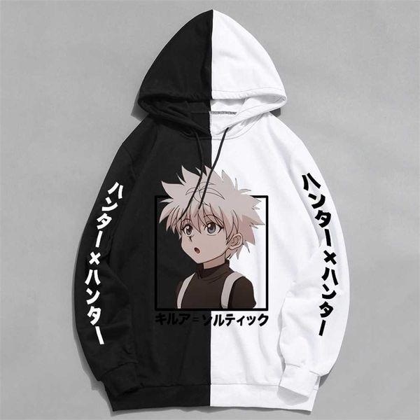men's hoodies sweatshirts hunter x killua zoldyck mens autumn winter boys girls fashion eye anime cosplay hoodie 220929, Black
men's hoodies sweatshirts hunter x killua zoldyck mens autumn winter boys girls fashion eye anime cosplay hoodie 220929, Black