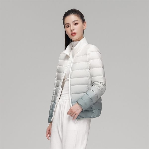 womens down parkas autumnwinter female fashion gradient slin fit short stand collar keep warm coats women ultra lightweight down jackets 220, Black
womens down parkas autumnwinter female fashion gradient slin fit short stand collar keep warm coats women ultra lightweight down jackets 220, Black