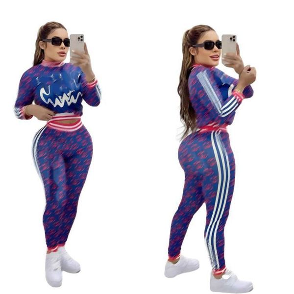 j2736 autumn letter print tracksuits for women long sleeve round neck slim crop and sports pants casual brand two piece sets, Gray
j2736 autumn letter print tracksuits for women long sleeve round neck slim crop and sports pants casual brand two piece sets, Gray