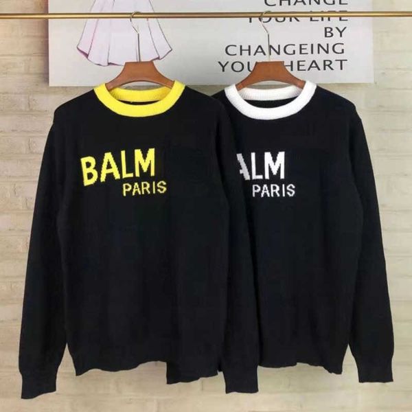 22ss designer sweater mens balm embroidery stitching sweatshirt man wool sweaters casual loose jacquard knit oversize women pullover coat 88, White;black
22ss designer sweater mens balm embroidery stitching sweatshirt man wool sweaters casual loose jacquard knit oversize women pullover coat 88, White;black