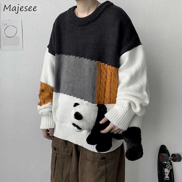 men's sweaters pullovers men sweater autumn new korean style loose knitting patchwork harajuku knitwear fashion all-match o-neck male c, White;black
men's sweaters pullovers men sweater autumn new korean style loose knitting patchwork harajuku knitwear fashion all-match o-neck male c, White;black