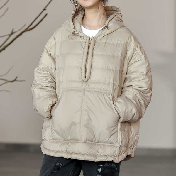 women's down parkas 2022women winter new style hooded pullover sweatshirt light jacket women loose white duck casual fashion t220928, Black
women's down parkas 2022women winter new style hooded pullover sweatshirt light jacket women loose white duck casual fashion t220928, Black