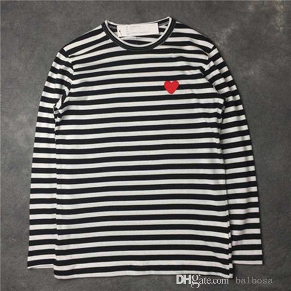 retail men and women long sleeve t-shirt plus size 3xl embroidery stripe bottoming shirt couple tee, White;black
retail men and women long sleeve t-shirt plus size 3xl embroidery stripe bottoming shirt couple tee, White;black