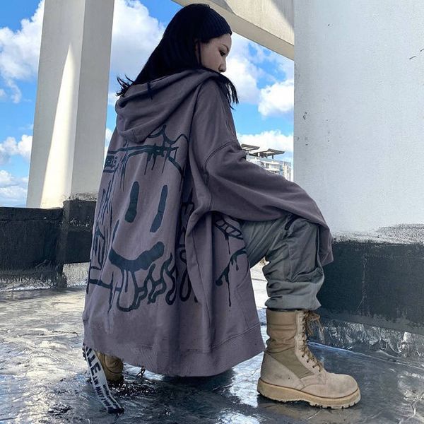 women's hoodies sweatshirts emo gothic hoodie women korean anime print long sleeve zip up tracksuit cotton streetwear oversized hip hop, Black
women's hoodies sweatshirts emo gothic hoodie women korean anime print long sleeve zip up tracksuit cotton streetwear oversized hip hop, Black