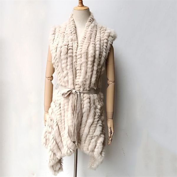 womens fur faux women striped knitted real rabbit gilet with belt loose sleeveless genuine vest female black waistcoat 220929
womens fur faux women striped knitted real rabbit gilet with belt loose sleeveless genuine vest female black waistcoat 220929