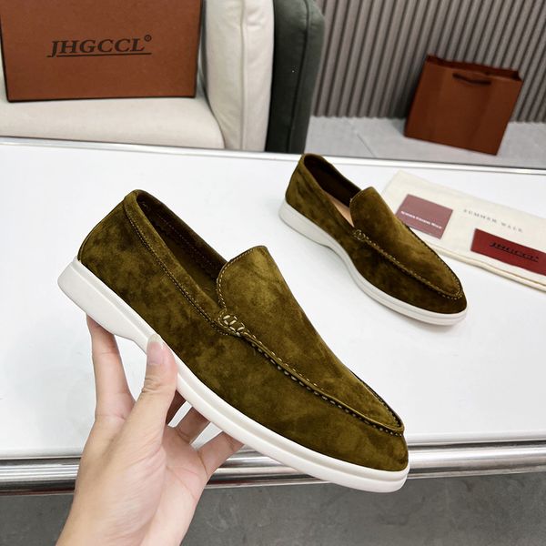 new suede dress shoes men round toe casual comfort slip on flat summer walk driving a17, Black
new suede dress shoes men round toe casual comfort slip on flat summer walk driving a17, Black