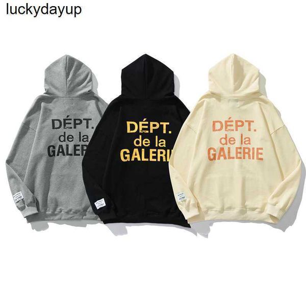 men's hoodies designer sweatshirts galery dept new autumn winter sweater for trend jacket loose thin couple, Black
men's hoodies designer sweatshirts galery dept new autumn winter sweater for trend jacket loose thin couple, Black