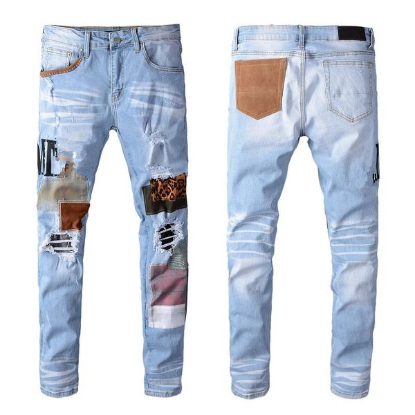 amirs jeans baggy designer pants for middle waist slim fit leopard patch long light blue printing cotton self-cultivation make old washing f
amirs jeans baggy designer pants for middle waist slim fit leopard patch long light blue printing cotton self-cultivation make old washing f