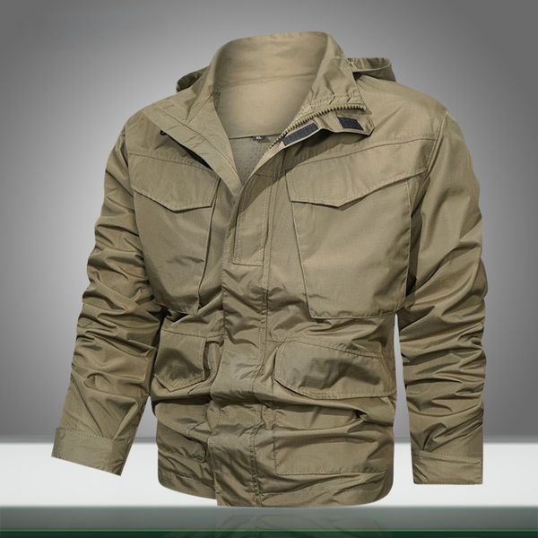 military jackets men autumn winter casual bomber jacket mens tactical cargo coat windproof hooded outerwear slim solid clothing, Black;brown
military jackets men autumn winter casual bomber jacket mens tactical cargo coat windproof hooded outerwear slim solid clothing, Black;brown