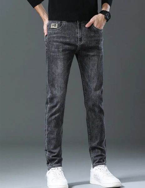 men's solid color straight jeans /care instructions machine wash or professional dry clean, Blue
men's solid color straight jeans /care instructions machine wash or professional dry clean, Blue