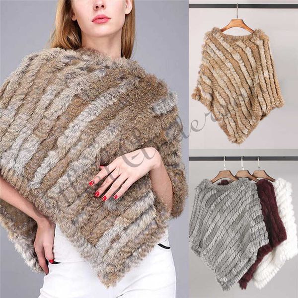 women's fur faux fur ethel anderson newly design knitted genuine rabbit fur poncho vest wrap coat shawl elegant wedding casual t220928, Black
women's fur faux fur ethel anderson newly design knitted genuine rabbit fur poncho vest wrap coat shawl elegant wedding casual t220928, Black