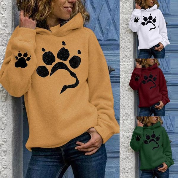 women's hoodies sweatshirts dog paw print women's hoodies lightweight long sleeve casual pullover hooded autumn winter women sweat, Black
women's hoodies sweatshirts dog paw print women's hoodies lightweight long sleeve casual pullover hooded autumn winter women sweat, Black