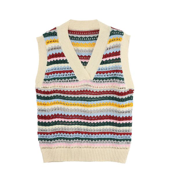 918 l 2022 milan runway autumn sweater sleeveless v neck cardigan white womens yuecheng, White;black
918 l 2022 milan runway autumn sweater sleeveless v neck cardigan white womens yuecheng, White;black