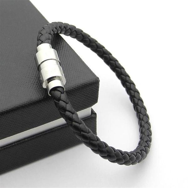 classics black woven leather bracelet magnetic shut men bracelets french man's jewelry charm bracelets as christ275c, Golden;silver
classics black woven leather bracelet magnetic shut men bracelets french man's jewelry charm bracelets as christ275c, Golden;silver