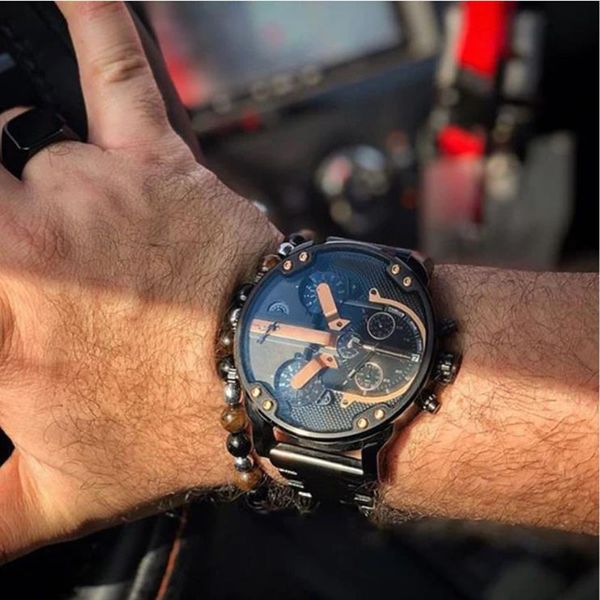 dz watch mr daddy chronograph four time zone dial men's watch dz7312, Slivery;brown
dz watch mr daddy chronograph four time zone dial men's watch dz7312, Slivery;brown