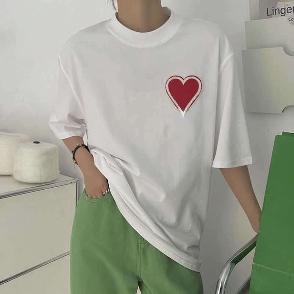 22ss mens t shirt designer sweatshirt summer cotton tshirt short-sleeved t-shirt love embroidery men women pullover tee 88, White;black
22ss mens t shirt designer sweatshirt summer cotton tshirt short-sleeved t-shirt love embroidery men women pullover tee 88, White;black