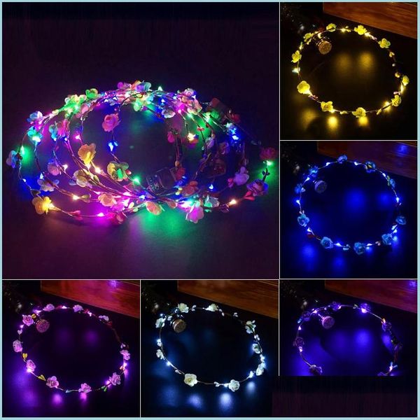 other wedding party led glow flower crown headbands floral halo garland bridal headpiece flowers hats 100 pcs/lot drop delivery 2021 dhurl, Golden;white
other wedding party led glow flower crown headbands floral halo garland bridal headpiece flowers hats 100 pcs/lot drop delivery 2021 dhurl, Golden;white