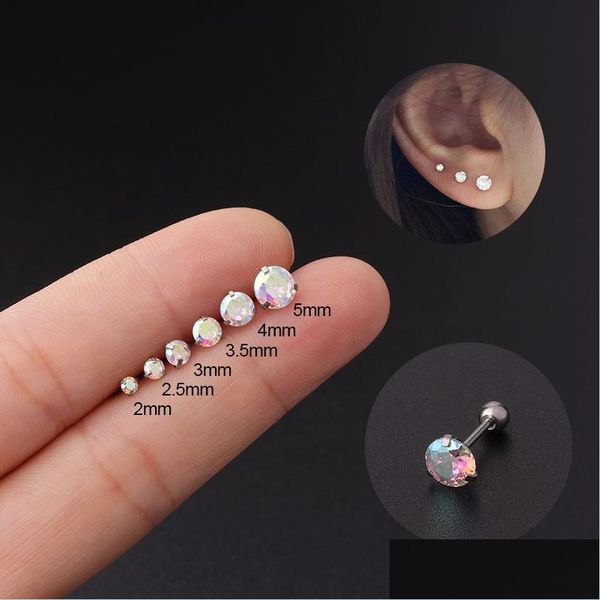 stud stud 1piece 2-5mm ab color round zircon earrings for women 2022 trend fashion jewelry stainless steel piercing ear cuf dayupshop dh7u3, Golden;silver
stud stud 1piece 2-5mm ab color round zircon earrings for women 2022 trend fashion jewelry stainless steel piercing ear cuf dayupshop dh7u3, Golden;silver