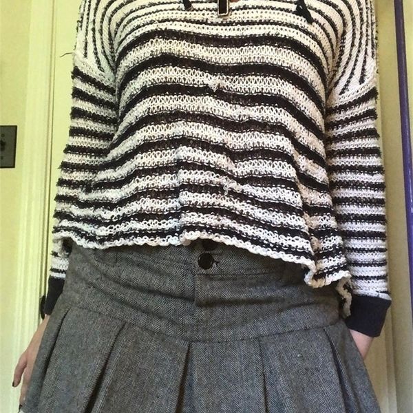 womens sweaters waatfaak y2k black white crochet sweater striped printed lace up crewneck grunge goth fashion harajuku pullover knitwear 200, White;black
womens sweaters waatfaak y2k black white crochet sweater striped printed lace up crewneck grunge goth fashion harajuku pullover knitwear 200, White;black