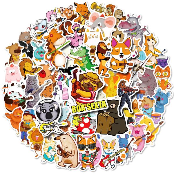 pack of 50pcs animal concert stickers no-duplicate waterproof vinyl graffiti sticker for luggage skateboard notebook water bottle car decals
pack of 50pcs animal concert stickers no-duplicate waterproof vinyl graffiti sticker for luggage skateboard notebook water bottle car decals