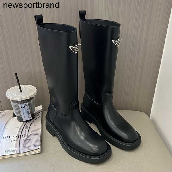 boots prads women thick soled riding designer boots new autumn winter british style high sleeve chelsea cow leather high boot, Black
boots prads women thick soled riding designer boots new autumn winter british style high sleeve chelsea cow leather high boot, Black