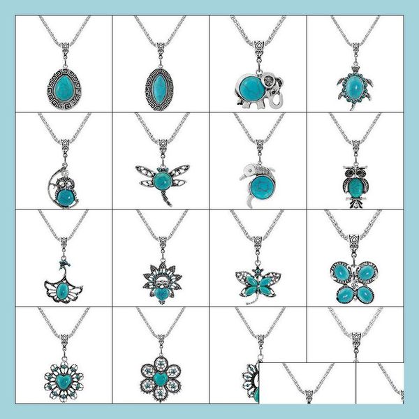 pendant necklaces classic turquoise pendant turquois necklace for women fashion accessories nature stone wedding jewelry 32 styles dr dhrrn, Silver
pendant necklaces classic turquoise pendant turquois necklace for women fashion accessories nature stone wedding jewelry 32 styles dr dhrrn, Silver