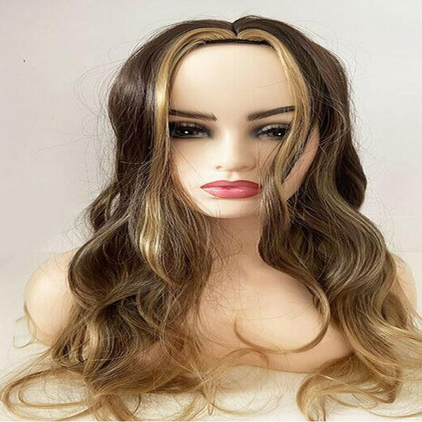 women fashion wig long full curly ombre gradient brown wigs wavy hair prop 60cm, Black
women fashion wig long full curly ombre gradient brown wigs wavy hair prop 60cm, Black