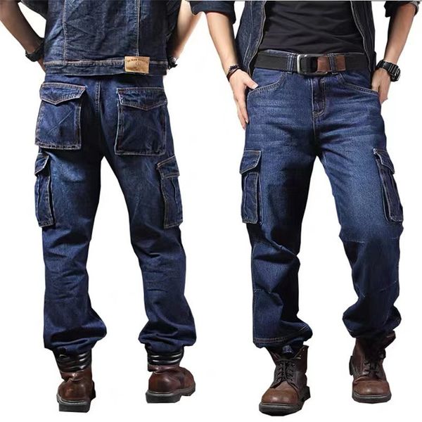 men's jeans moruancle men's casual cargo jeans pants with multi pockets workwear tactical denim trouers outdoor climbing stretch 2, Blue
men's jeans moruancle men's casual cargo jeans pants with multi pockets workwear tactical denim trouers outdoor climbing stretch 2, Blue