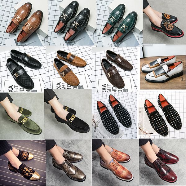 luxury brogues handmade high grade metal buckle decorative leather stitching rhinestone carving round toe men's fashion business shoes, Black
luxury brogues handmade high grade metal buckle decorative leather stitching rhinestone carving round toe men's fashion business shoes, Black