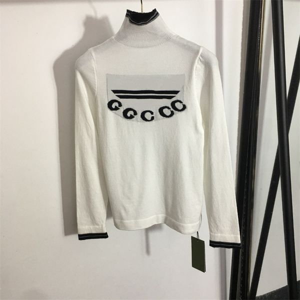 women's high collar woolen knit sweaters outwear slim long sleeve pullover lady bottoming base shirt, White;black
women's high collar woolen knit sweaters outwear slim long sleeve pullover lady bottoming base shirt, White;black