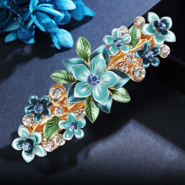 version of crystal flower spring hair clip painting lacquer plate barrettes temperament female fashion hairpin jewelr gift, Golden;silver
version of crystal flower spring hair clip painting lacquer plate barrettes temperament female fashion hairpin jewelr gift, Golden;silver