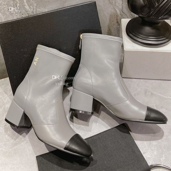 winter designer ankle boots leather booties women fashion luxury heel boot channel woman dasd, Black
winter designer ankle boots leather booties women fashion luxury heel boot channel woman dasd, Black