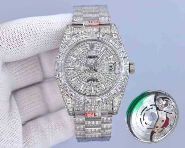 watches wristwatch luxury designer selling brand log full diamond design automatic mechanical movement swiss sports watch, Slivery;brown
watches wristwatch luxury designer selling brand log full diamond design automatic mechanical movement swiss sports watch, Slivery;brown