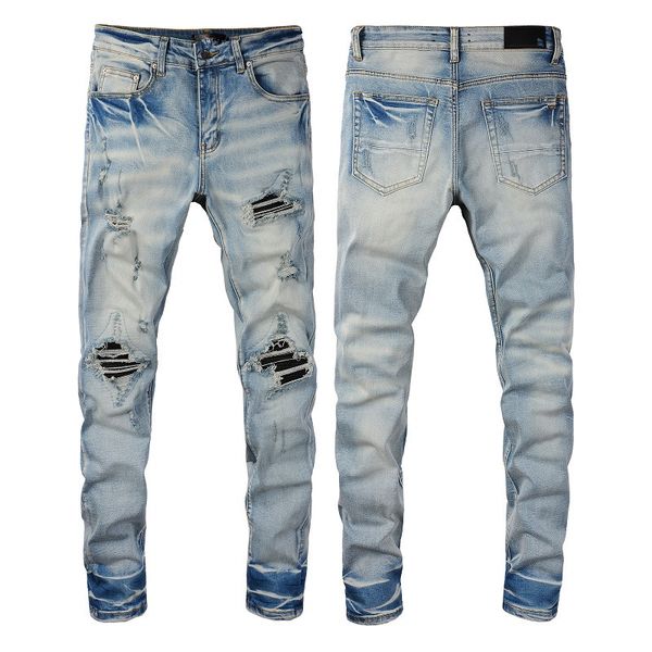men's jeans 2022 new fashion skinny straight slim ripped jean elastic casual motorcycle biker stretch denim trouser classic pants amiri, Blue
men's jeans 2022 new fashion skinny straight slim ripped jean elastic casual motorcycle biker stretch denim trouser classic pants amiri, Blue