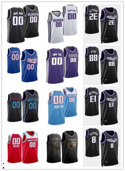 75th custom jersey sacramento''kings''men women youth 24 buddy hield de'aaron 5 fox 40 harrison barnes 35 marvin ba, Black;red 
75th custom jersey sacramento''kings''men women youth 24 buddy hield de'aaron 5 fox 40 harrison barnes 35 marvin ba, Black;red
