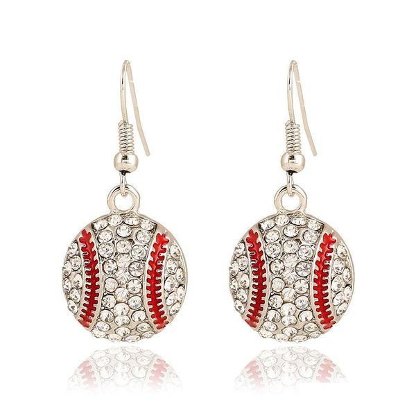 dangle chandelier women earrings sport softball basketball football volleyball crystal ear stud fashion drop delivery 2021 jewelry bd otocu, Silver
dangle chandelier women earrings sport softball basketball football volleyball crystal ear stud fashion drop delivery 2021 jewelry bd otocu, Silver