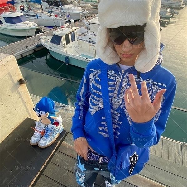 men's hoodies sweatshirts men fashion skull zipup grunge oversized sweatshirt punk harajuku long sleeve outerwear y2k clothes men 22092, Black
men's hoodies sweatshirts men fashion skull zipup grunge oversized sweatshirt punk harajuku long sleeve outerwear y2k clothes men 22092, Black