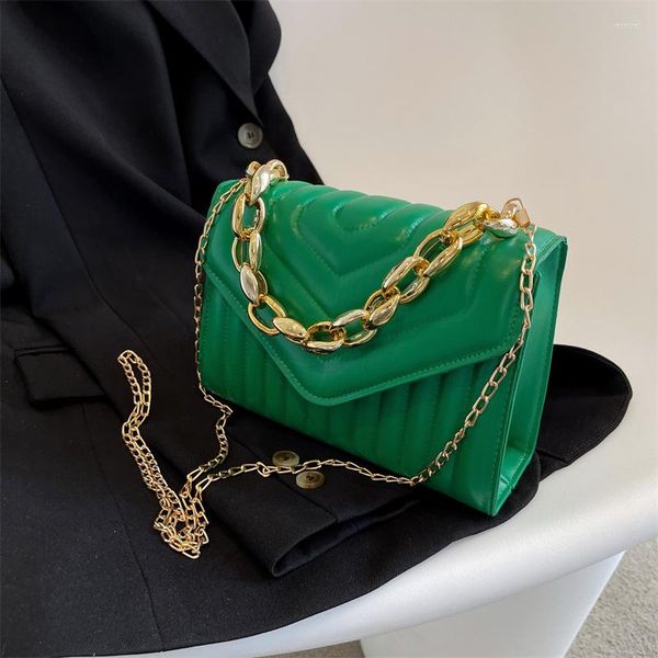 evening bags small chain crossbody for women shoulder bag striped leather trendy women's luxury designer handbag green blue
evening bags small chain crossbody for women shoulder bag striped leather trendy women's luxury designer handbag green blue