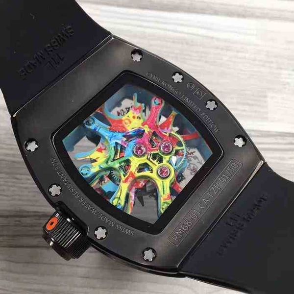 luxurious watch for men designer luxurys mechanics watches richa milles wristwatch business leisure rm68-01, Slivery;brown
luxurious watch for men designer luxurys mechanics watches richa milles wristwatch business leisure rm68-01, Slivery;brown