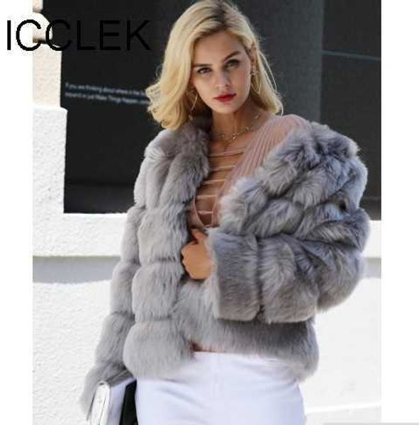 women's fur faux icclek autumn and winter new 2018 fur faux coat women's short long sleeve t220928, Black
women's fur faux icclek autumn and winter new 2018 fur faux coat women's short long sleeve t220928, Black