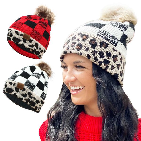 stingy brim hats 2022 wool ball knitting hat leopard plaid autumn winter wool hat for women's warm hat c 220928, Blue;gray
stingy brim hats 2022 wool ball knitting hat leopard plaid autumn winter wool hat for women's warm hat c 220928, Blue;gray