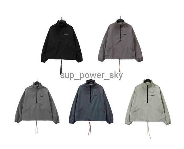 mens jackets feel of god double line essential designer coat fashion brand letter priting laser colorful nylon jacket, Black;brown
mens jackets feel of god double line essential designer coat fashion brand letter priting laser colorful nylon jacket, Black;brown