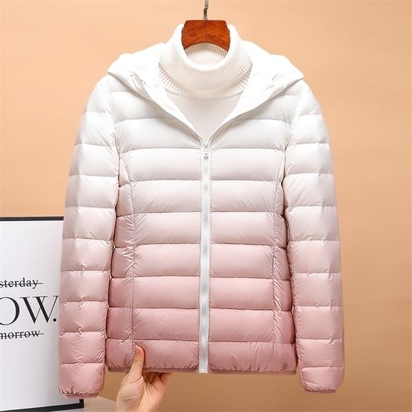womens down parkas lightweight down jacket short style women autumn winter arrivals gradient color winter fashion hooded warm coat 220929, Black
womens down parkas lightweight down jacket short style women autumn winter arrivals gradient color winter fashion hooded warm coat 220929, Black