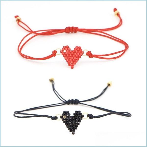 link chain link chain love heart beads bracelet handmade braided rope charms adjustable handwoven female men couple jewelry drop de dhf93, Black
link chain link chain love heart beads bracelet handmade braided rope charms adjustable handwoven female men couple jewelry drop de dhf93, Black