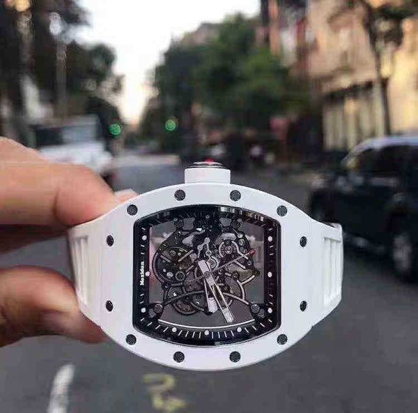 luxury mens mechanics watches richa milles wristwatch white ceramic rectangular wine barrel personalized hollow dial mechanical watch fash 9, Slivery;golden
luxury mens mechanics watches richa milles wristwatch white ceramic rectangular wine barrel personalized hollow dial mechanical watch fash 9, Slivery;golden