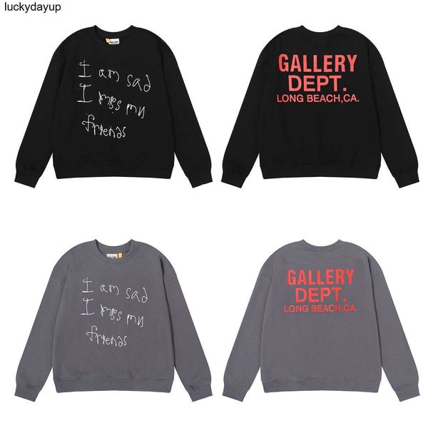 men's hoodies designer sweatshirts men's sweater fashion brand galery dept printing loose letter large round neck sweater, Black
men's hoodies designer sweatshirts men's sweater fashion brand galery dept printing loose letter large round neck sweater, Black