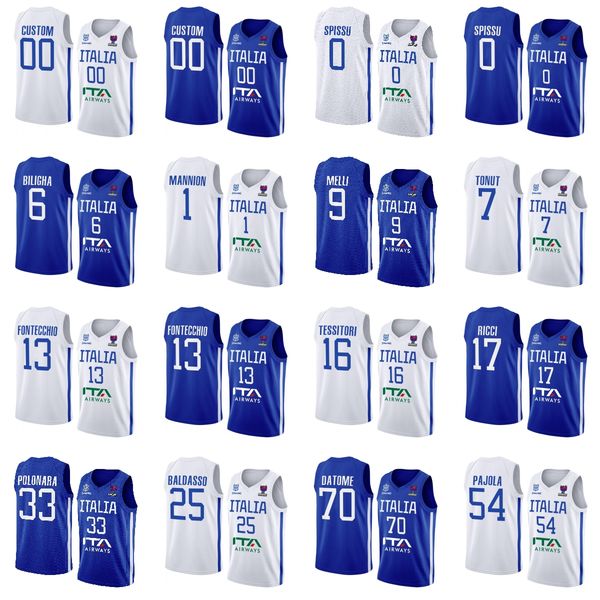 custom italy printed eurobasket basketball jerseys 2022 blue home white away 25 tommaso baldasso 33 achille polonara 54 alessandro pajola 70, Black
custom italy printed eurobasket basketball jerseys 2022 blue home white away 25 tommaso baldasso 33 achille polonara 54 alessandro pajola 70, Black