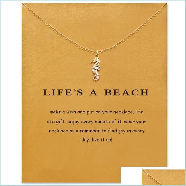 pendant necklaces choker necklaces with card gold sier hippocampus pendant necklace for fashion women jewelry lifes a beach drop deli dhjrt, Silver
pendant necklaces choker necklaces with card gold sier hippocampus pendant necklace for fashion women jewelry lifes a beach drop deli dhjrt, Silver